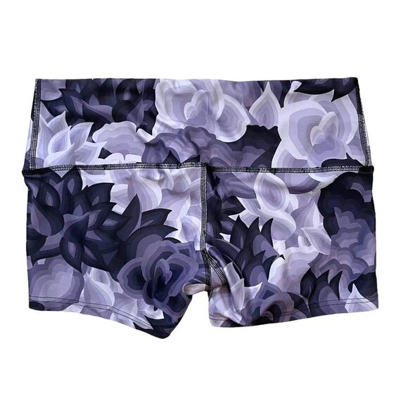Inner Fire Apparel Purple Lotus Flower Athletic Bike Shorts - Picture 3 of 6
